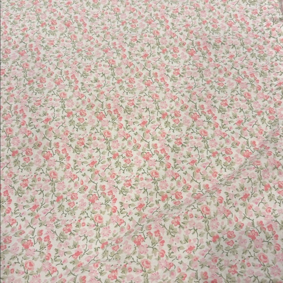 Laura Ashley Fitted Queen Sheet & 2 standard pillowcases Vine Pink Cottage Core - Picture 1 of 4